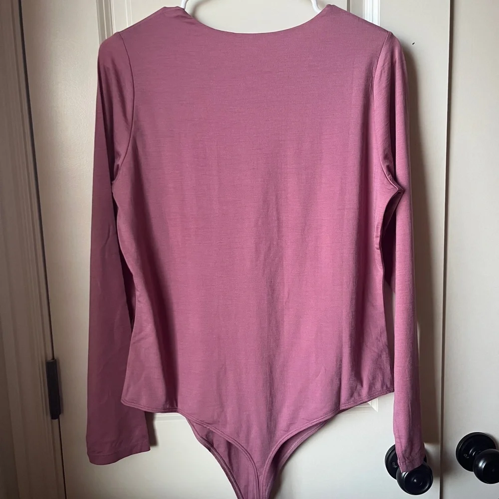 Woolx Pink Long Sleeve bodysuit (Sophia) - Picture 3 of 3
